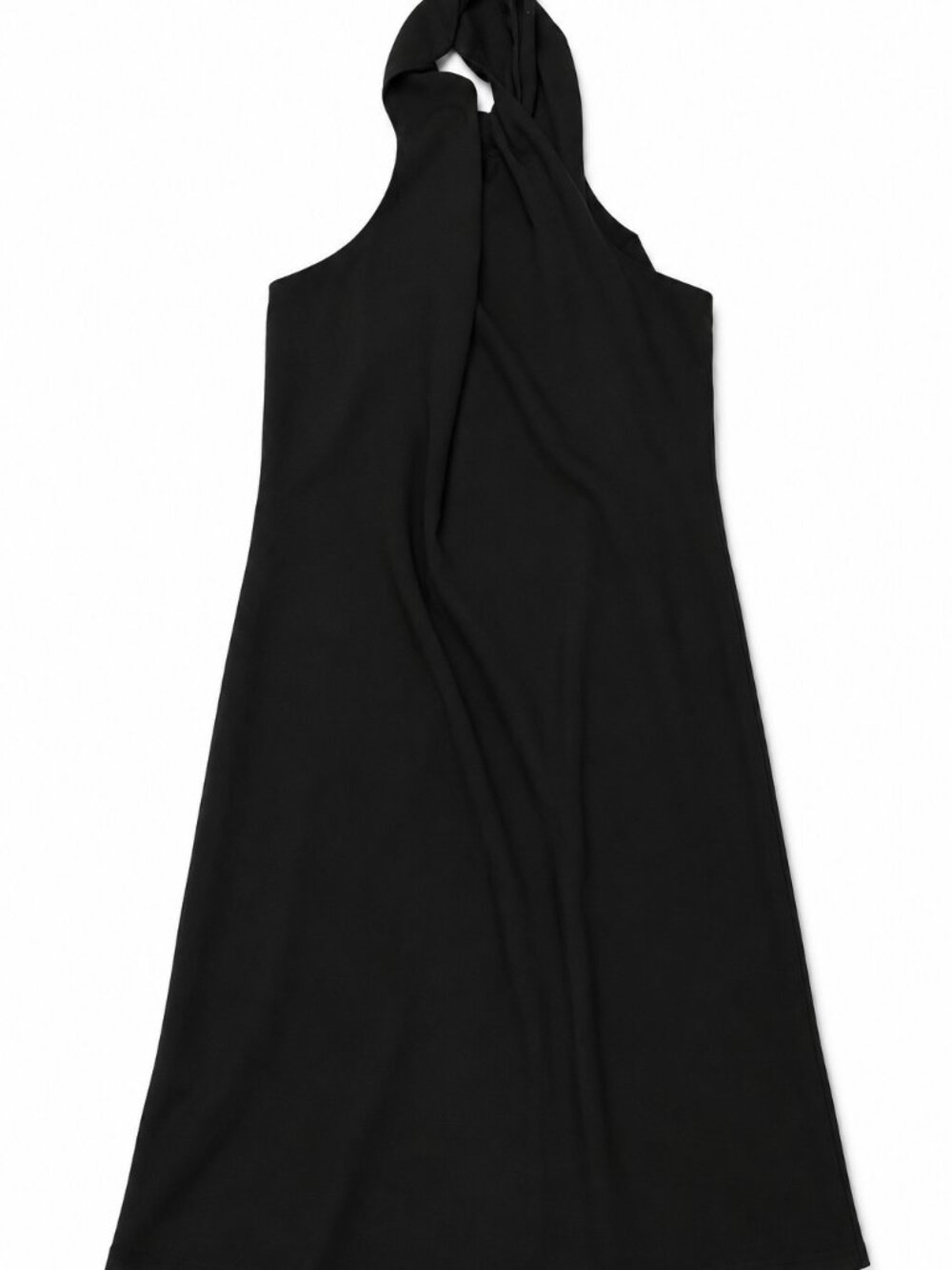 Mango Black Halter Dress Size S NWT